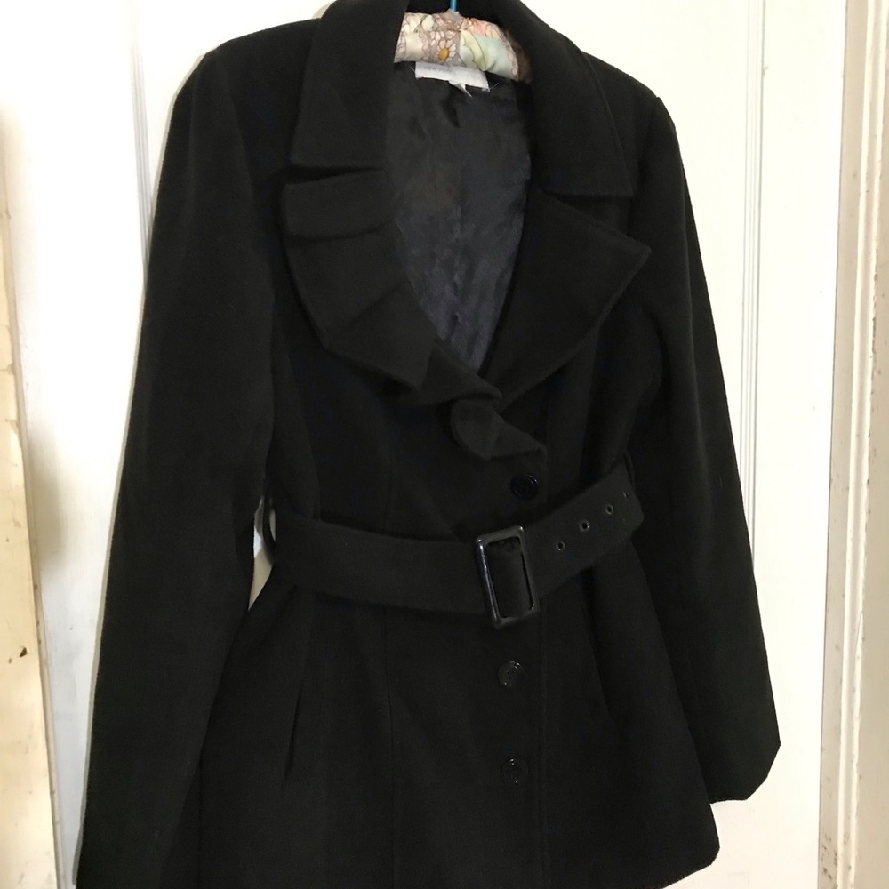 Womens Peacoat New York and Co. W Ruffled Accent- Belt
